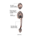 European-Style Copper Wooden Door Handle Mortise Lockset